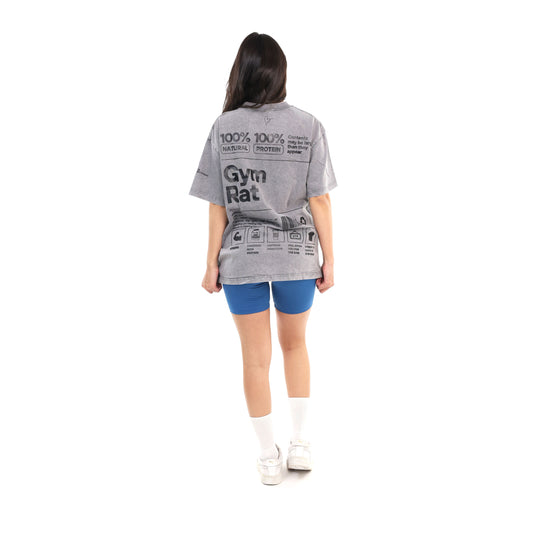 Remera over GYM RAT