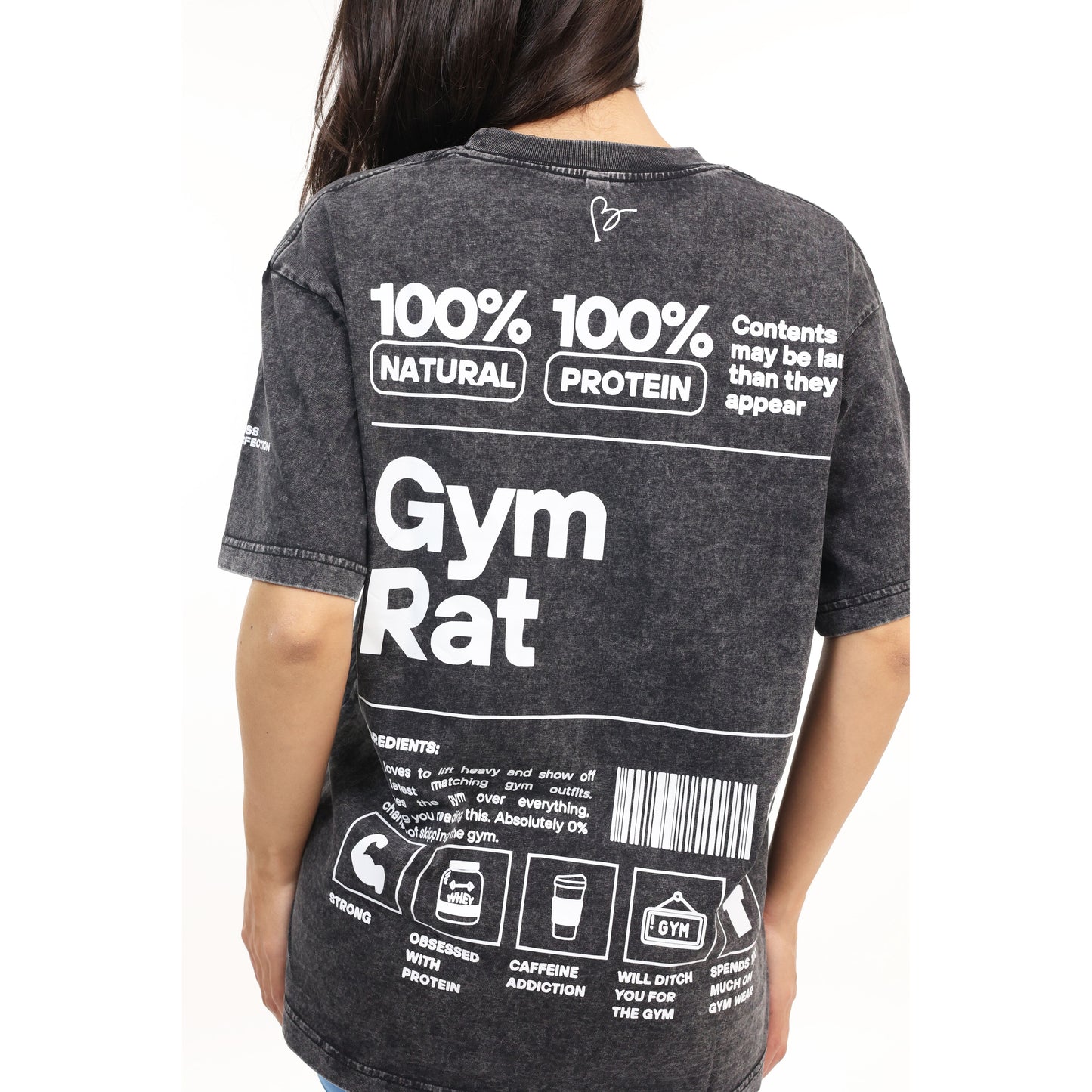 Remera over GYM RAT